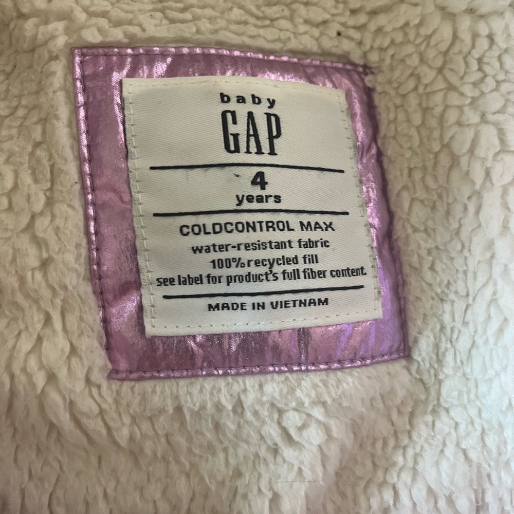 Gap puffer jacket Sherpa lined